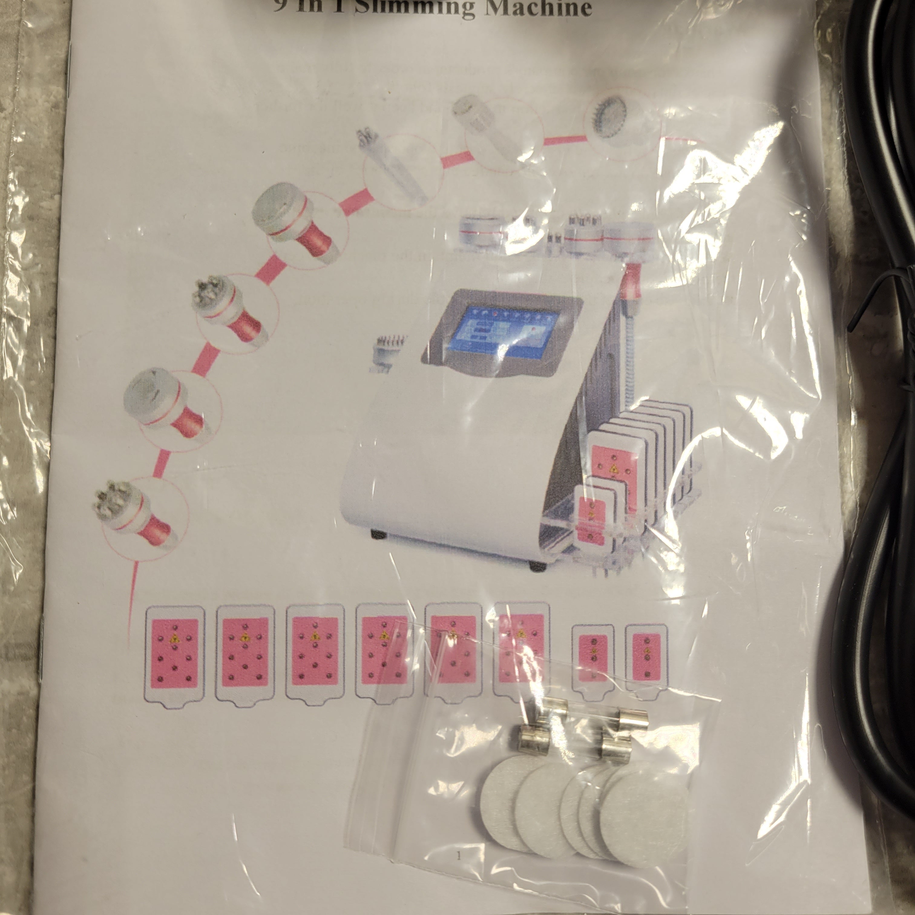 9 in 1 Beauty Machine for Body Massage Facial Skin Care Weight Loss Skin Lifting (8096460374254)